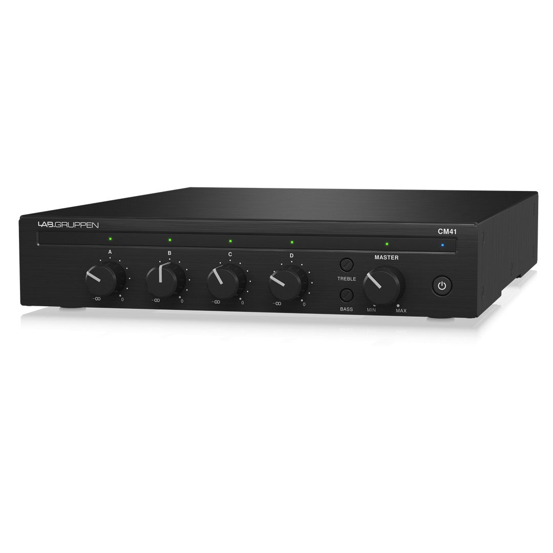 Lab Gruppen CM-41 Commercial Mixer with 4 Inputs and 1 Output
