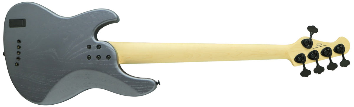 FGN MIGHTY JAZZ JMJ53-ASH-DE-M FIVE STRING BASS IN OPEN PORE CHARCOAL FLAT