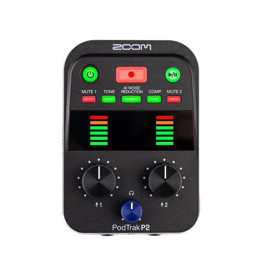Zoom PodTrak P2 Podcast Recorder