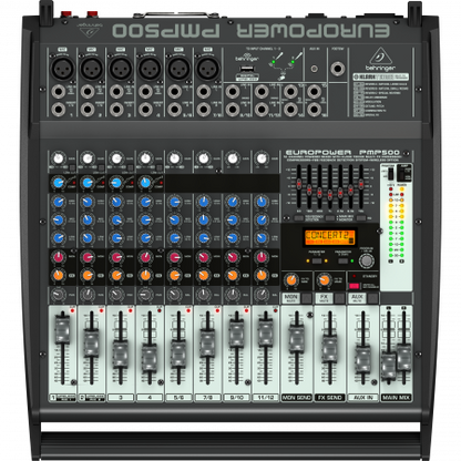 Behringer Europower PMP500 12-channel 500W Powered Mixer