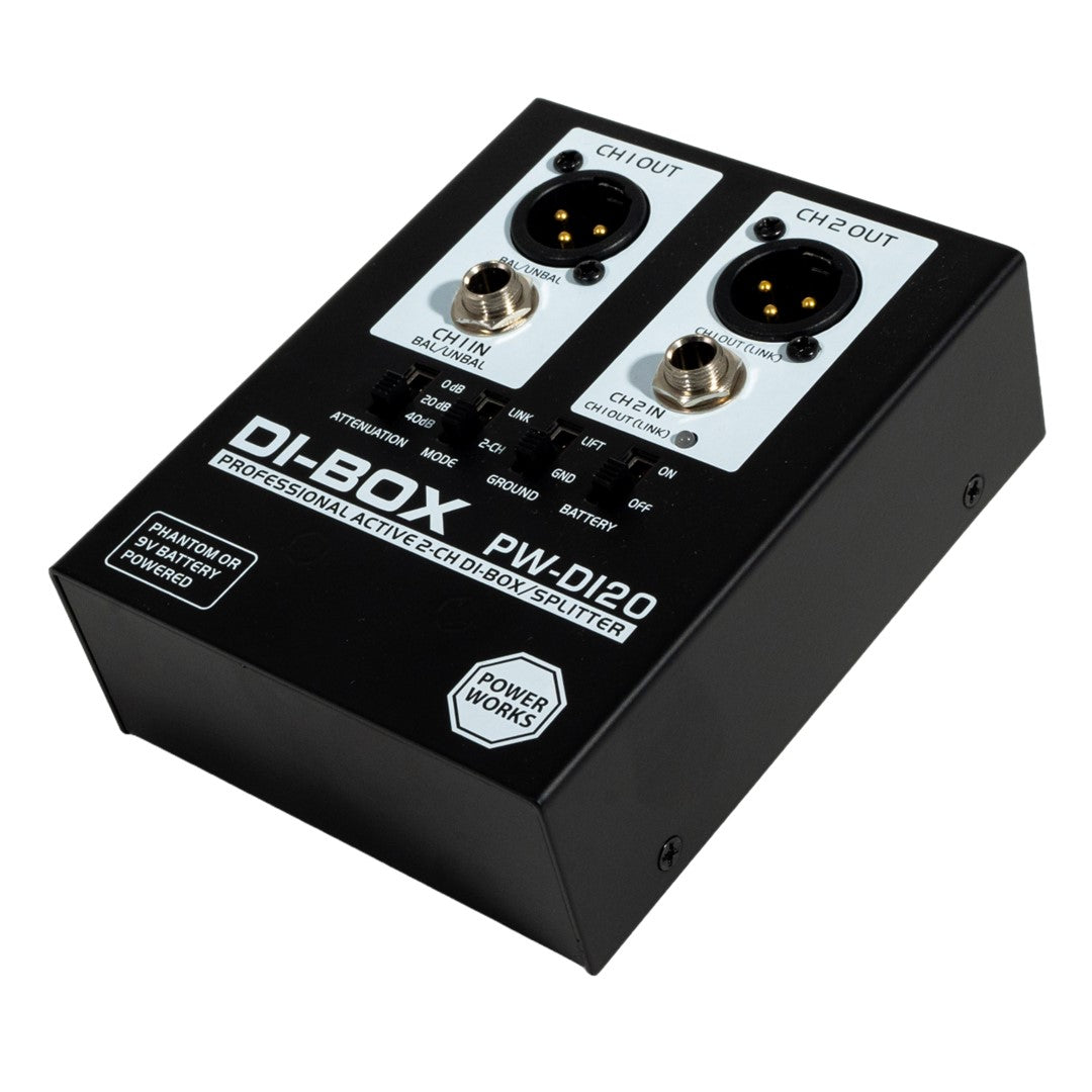 PowerWorks PW-DI-20 Active 2 Channel DI-Box