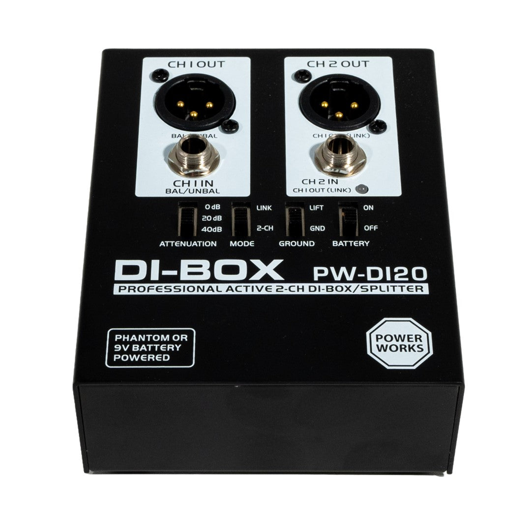 PowerWorks PW-DI-20 Active 2 Channel DI-Box