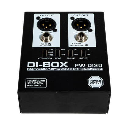 PowerWorks PW-DI-20 Active 2 Channel DI-Box