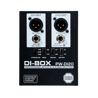 PowerWorks PW-DI-20 Active 2 Channel DI-Box