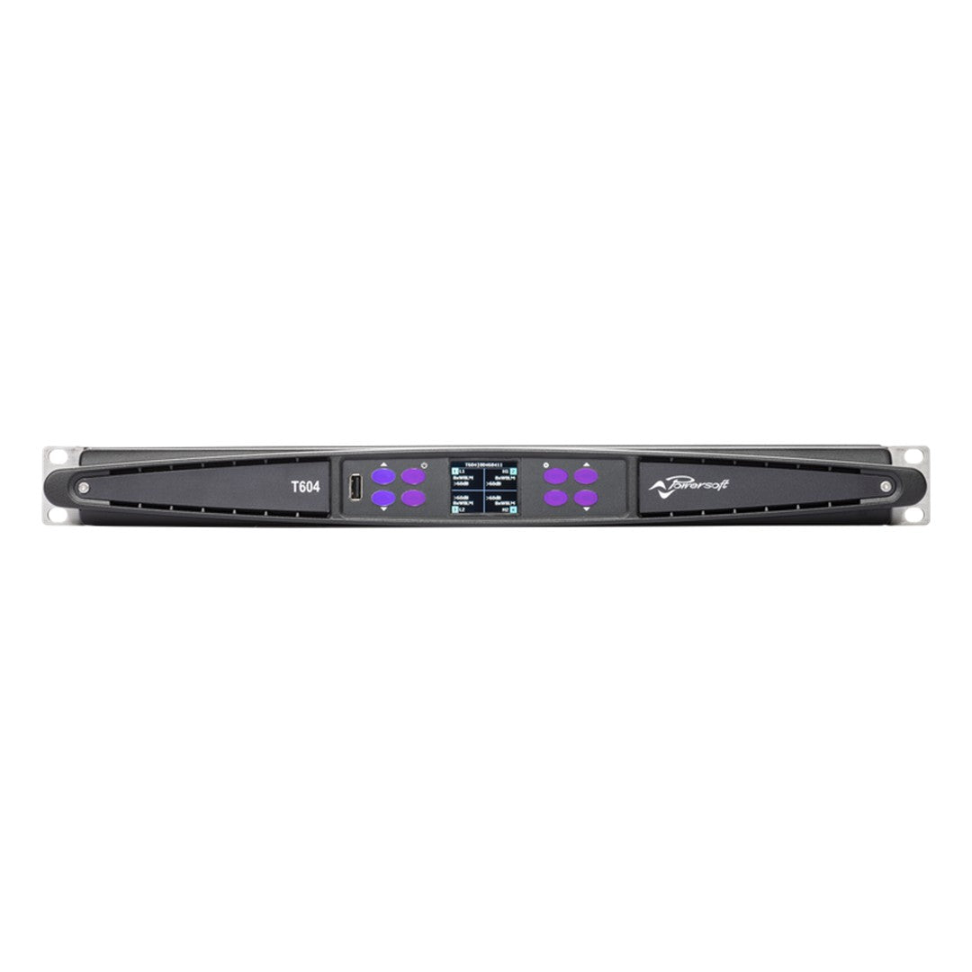 Powersoft T604 6000W 4-channel Power Amplifier