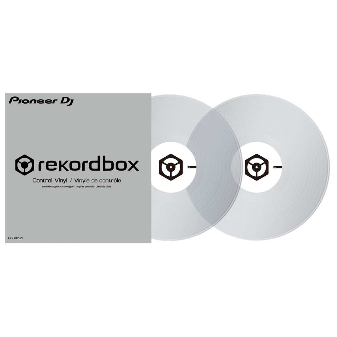 Pioneer DJ RB-VD1-CL Clear Control Vinyl (Pair)