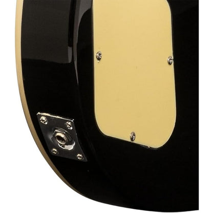 Stagg SELSTD BK - Electric Guitar w/ Solid Mahogany Body (Black) | Stagg Guitar for Beginners, Students & Stage
