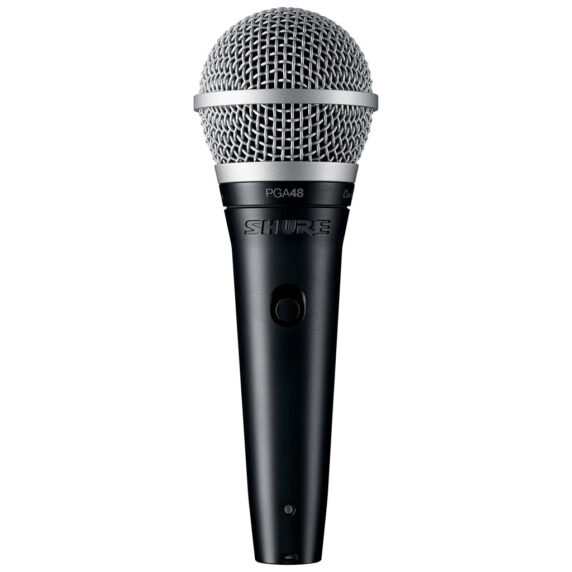 Shure PGA48-XLR-E Handheld Microphone With 15ft XLR CABLE