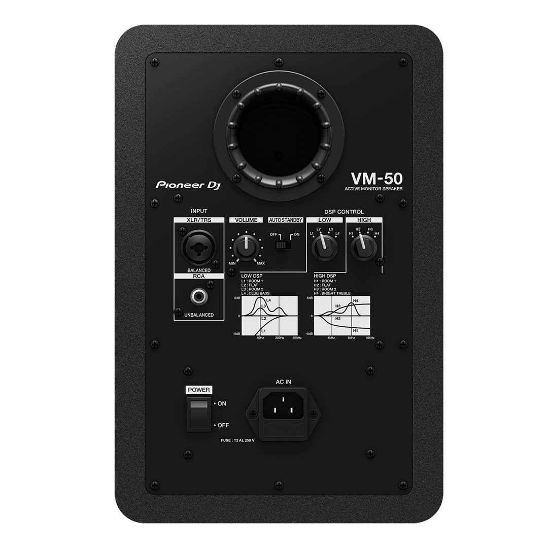 Pioneer DJ VM-50 5” Active Monitor Speaker in Black