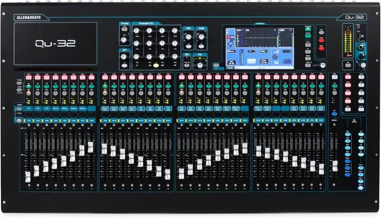 Allen and Heath QU32 Chrome – 32 Channel Digital Mixer