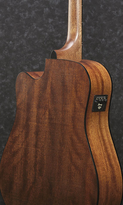 Ibanez AW54CE Acoustic-Electric Guitar – Open Pore Natural
