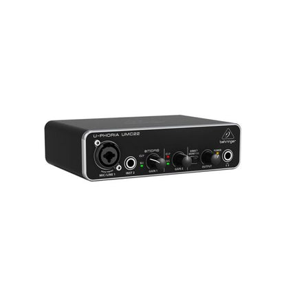 Behringer U-PHORIA UMC22 Audiophile 2×2 USB Audio Interface