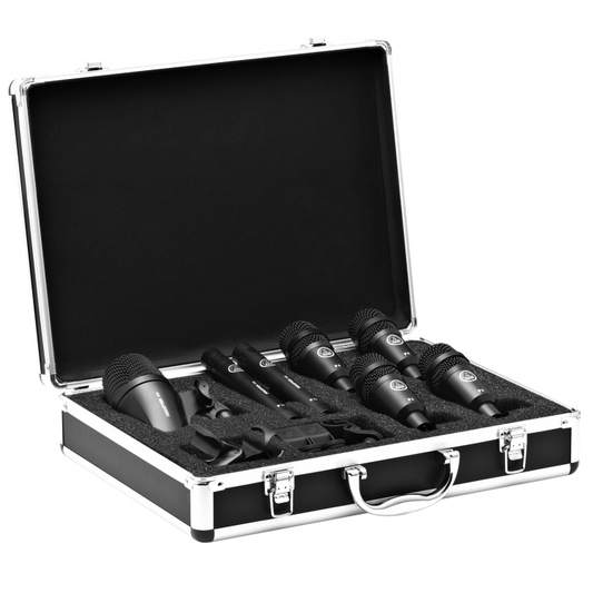 AKG Drumset Session - 7 Piece Drum Kit Microphone Set | Professional Studio & Live Microphone