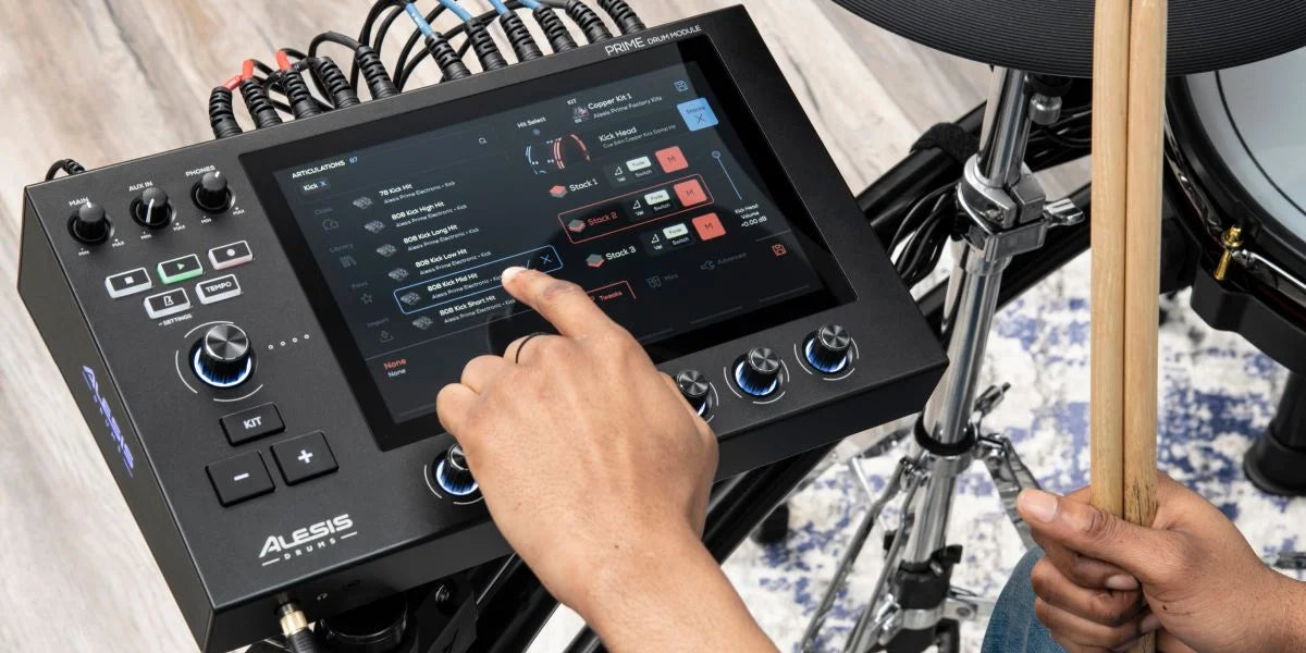 Alesis Strata Prime Ten-Piece Electronic Drum Kit with Touch Screen Drum Module