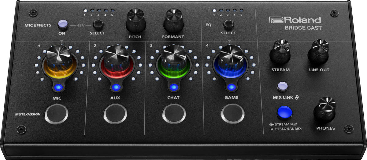 Roland BRIDGE CAST Dual-Bus Streaming Mixer - Black