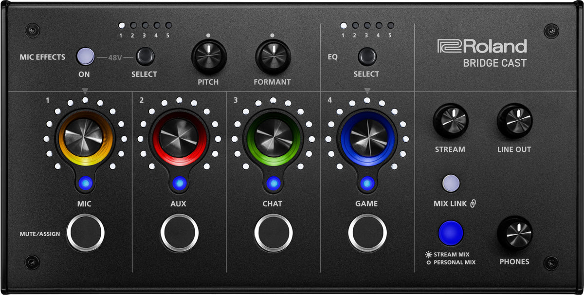 Roland BRIDGE CAST Dual-Bus Streaming Mixer - Black