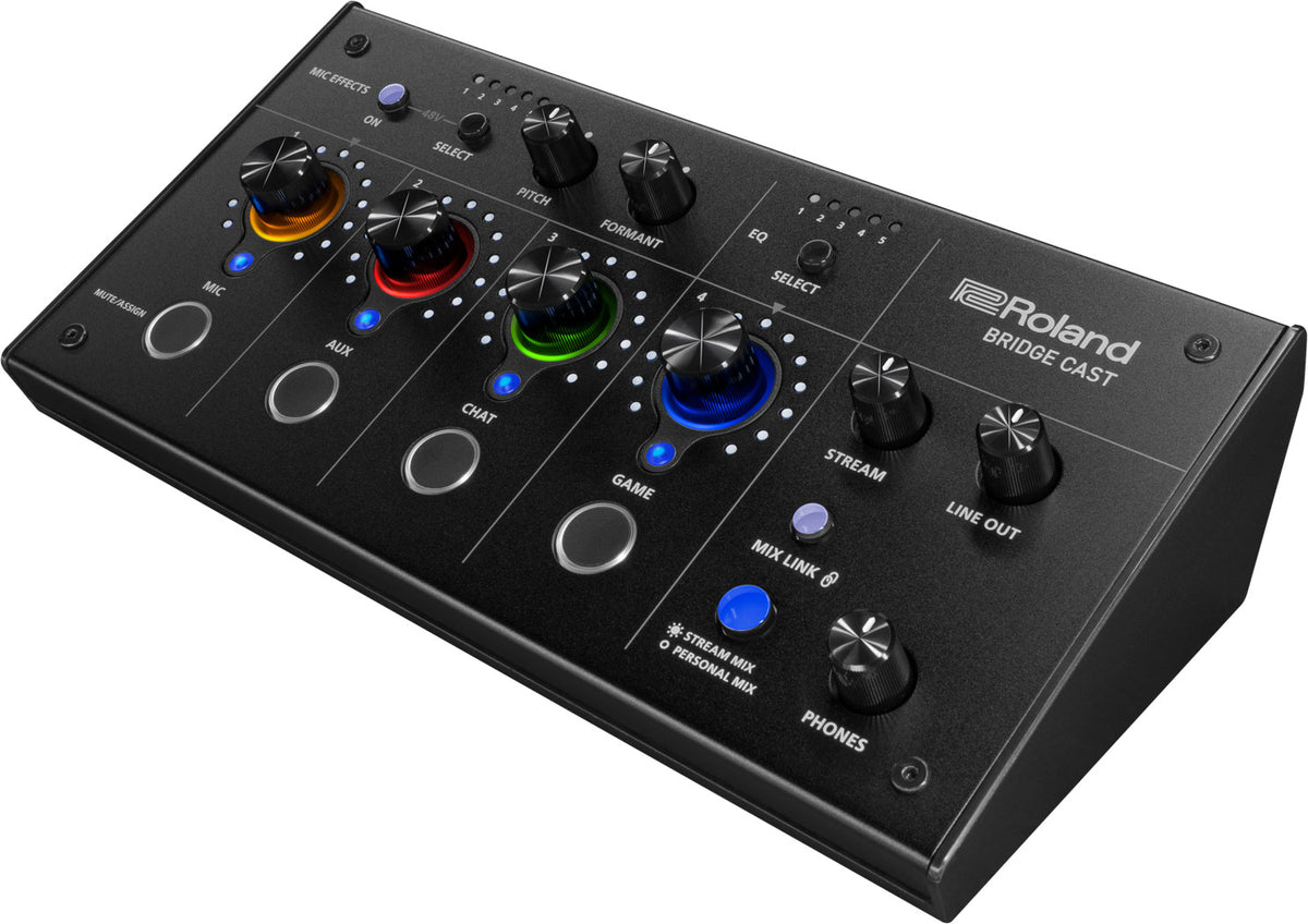 Roland BRIDGE CAST Dual-Bus Streaming Mixer - Black
