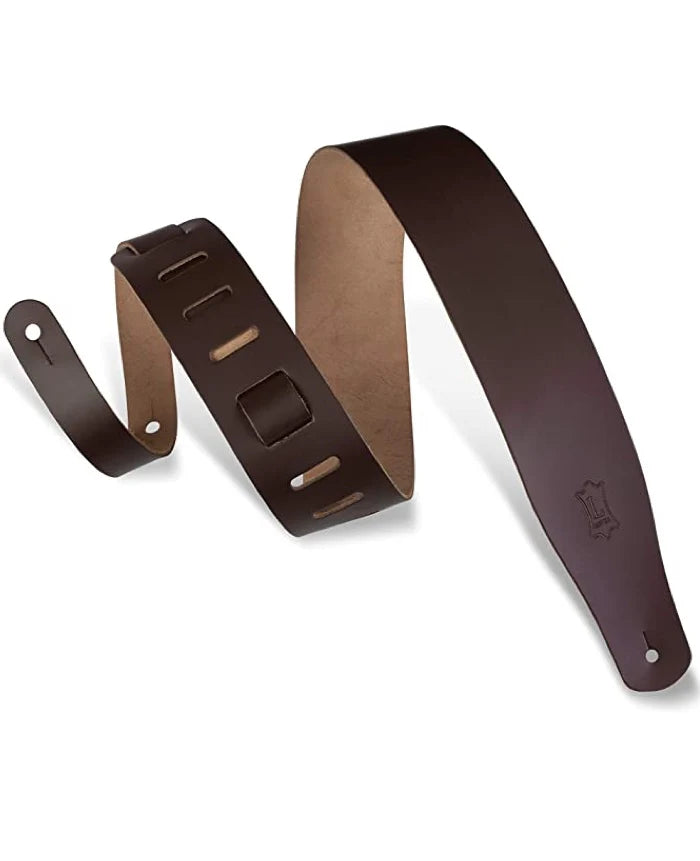 Levy's Leather Guitar Strap M-26 Dark Brown