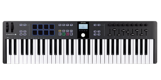 Arturia KeyLab Essential 61 MK3 MIDI Controller - Black