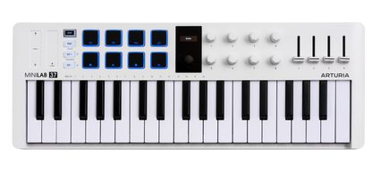 Arturia MiniLab 37 MIDI Controller - White
