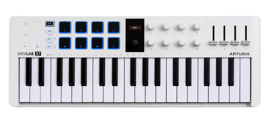 Arturia MiniLab 37 MIDI Controller - White