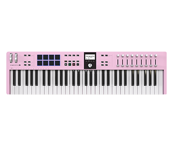 Arturia KeyLab Essential 61 MK3 MIDI Controller - Rose Quartz