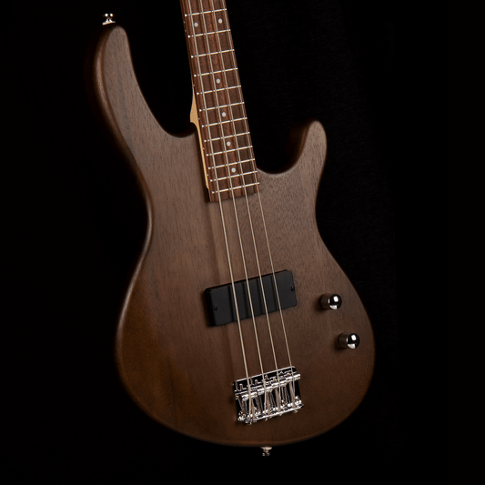 Cort Action Junior Short-Scale Bass - Open Pore Walnut