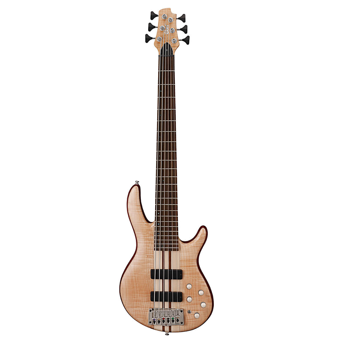 Cort A6 Plus FMMH 6-String Bass - Open Pore Natural