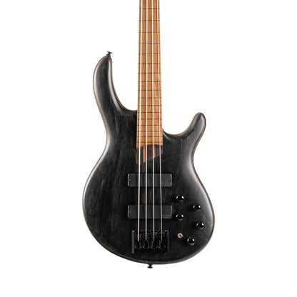 Cort B4 Element Fretless Bass - Open Pore Trans Black