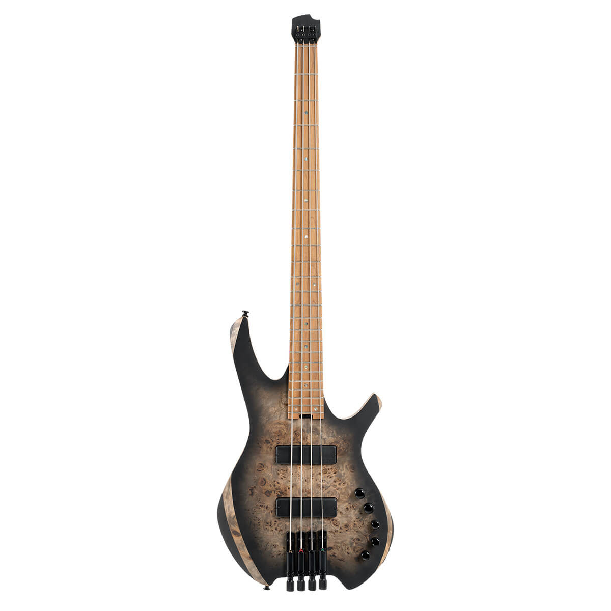 Cort Space 4 Headless Bass - Star Dust Black with Bag