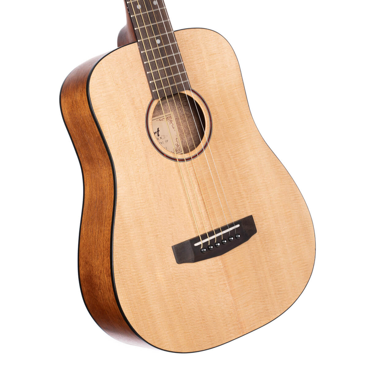 Cort Earth Mini Travel Acoustic - Open Pore with Bag