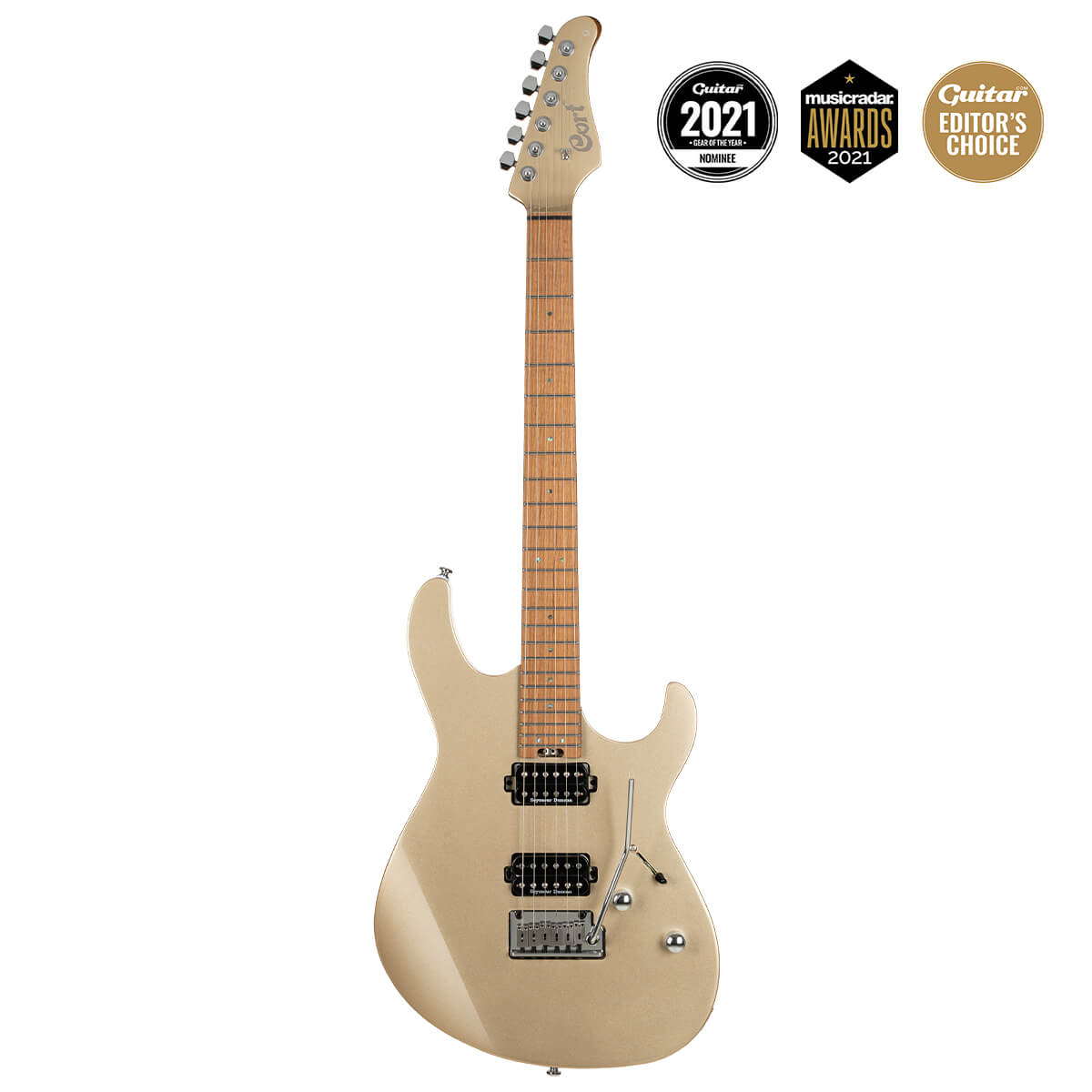 Cort G300 Pro Electric Guitar - Metallic Gold