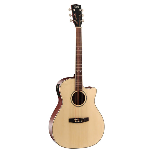 Cort GA-MEDX Grand Auditorium Electro-Acoustic - Open Pore with Bag