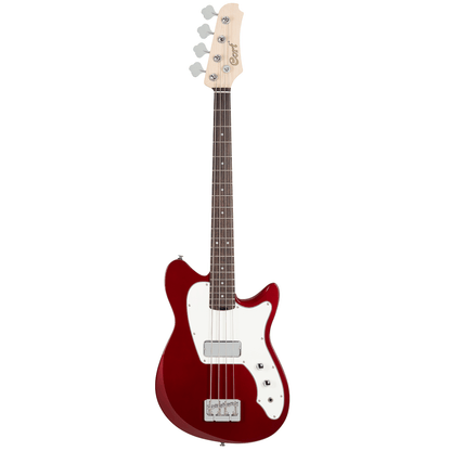 Cort Retro 304 Short-Scale Bass - Candy Apple Red with Bag
