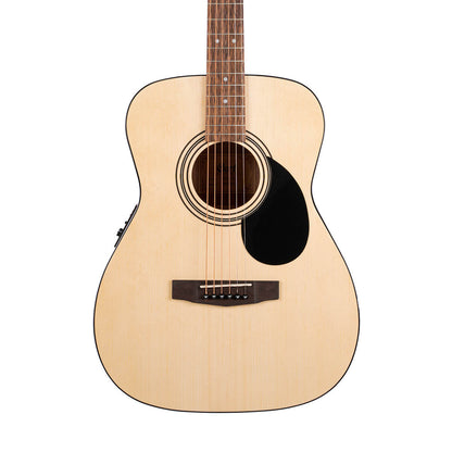 Cort AF510E Folk Electro-Acoustic - Black Satin with Bag