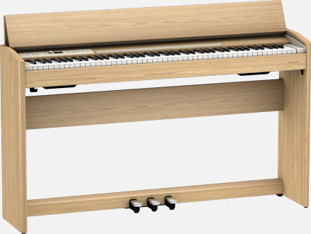 Roland F701 Digital Piano - Light Oak