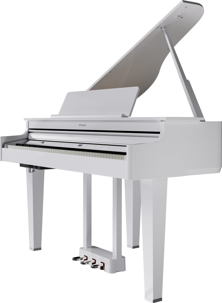 Roland GP-6 Digital Grand Piano - Polished White