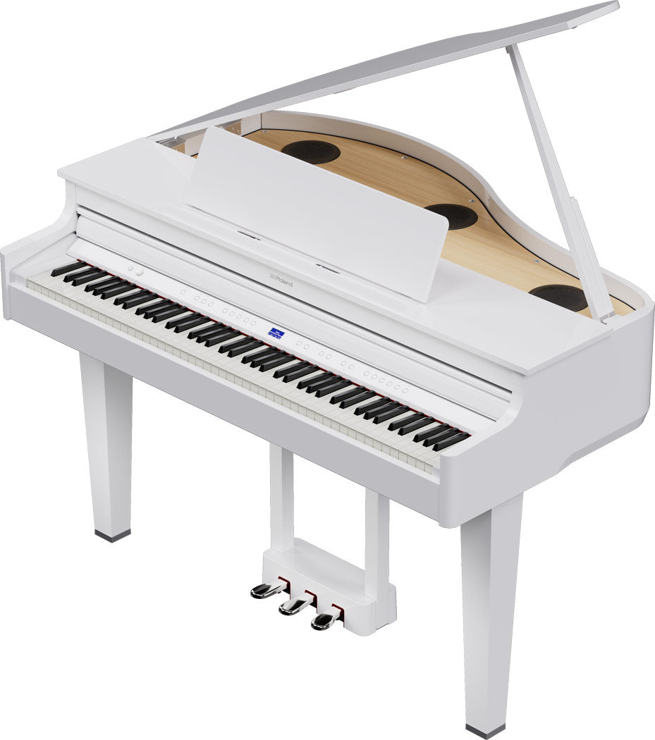 Roland GP-6 Digital Grand Piano - Polished White