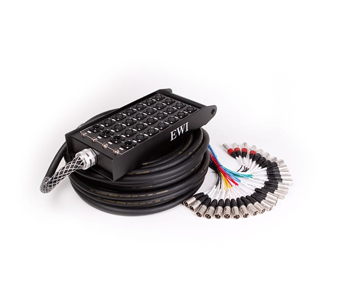 EWI PSPX 20 100 - 16×4 Snake Cable 100ft (30M) | Professional Stage Snake Cable for Live Sound & Churches