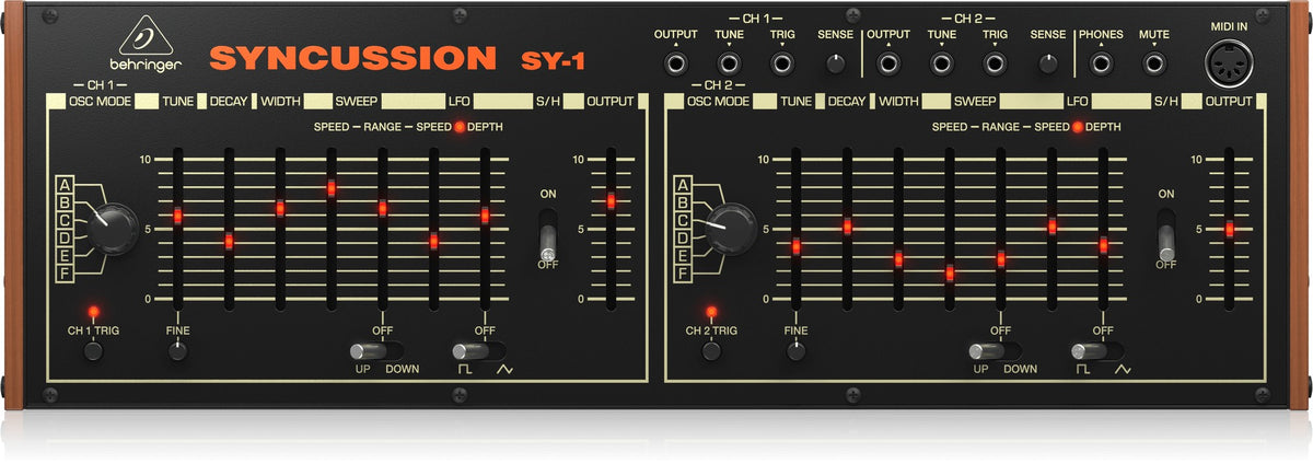 Behringer Syncussion SY-1 Dual-channel Analog Synthesizer
