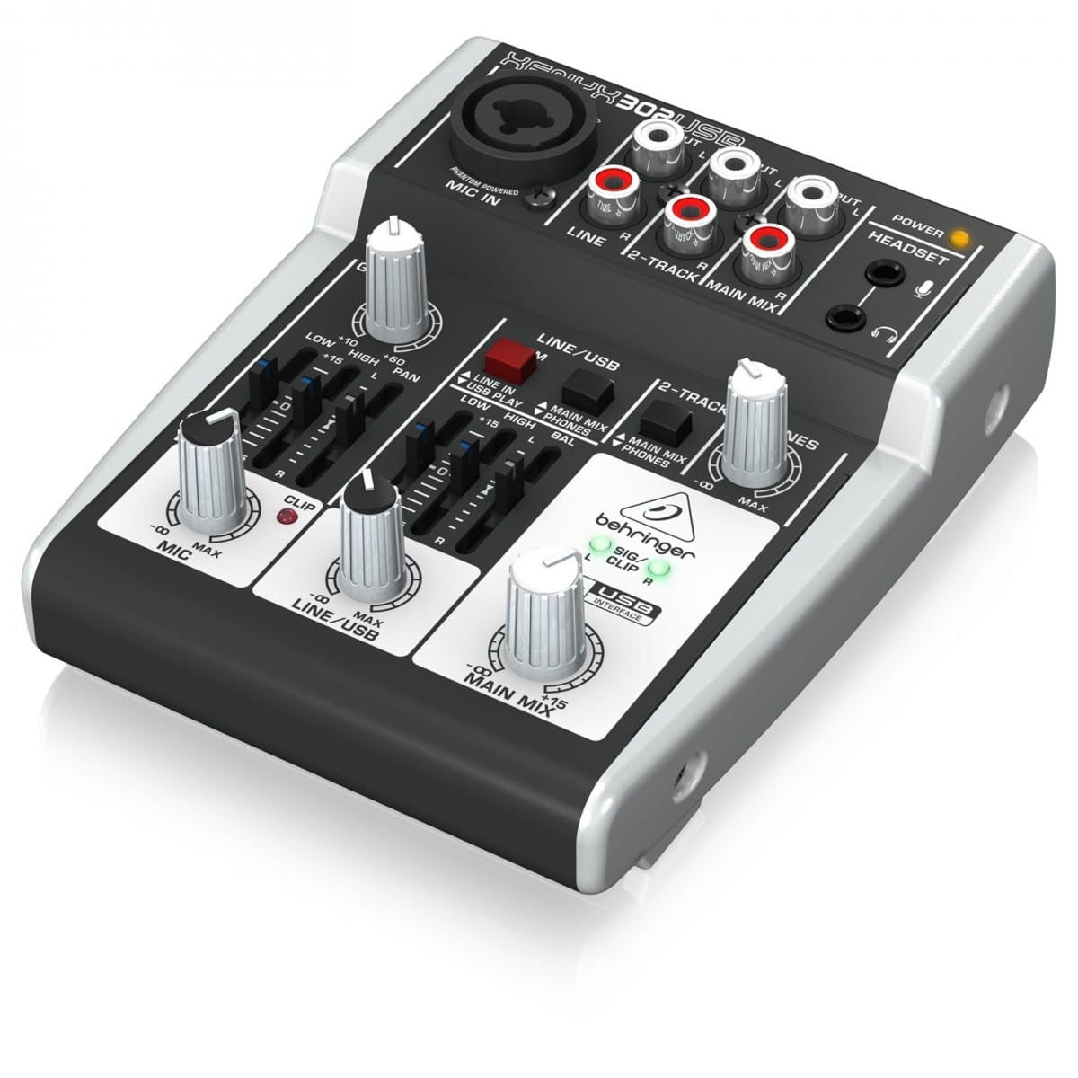 Behringer Xenyx 302USB Analog Mixer
