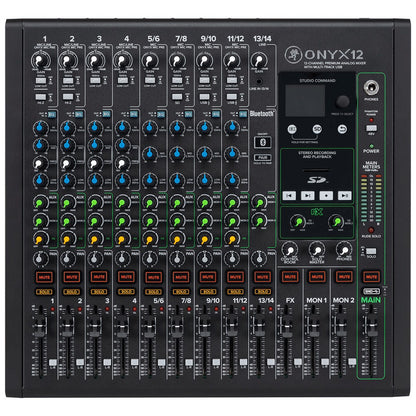 Mackie Onyx12 12-channel Analog Mixer with Multi-Track USB