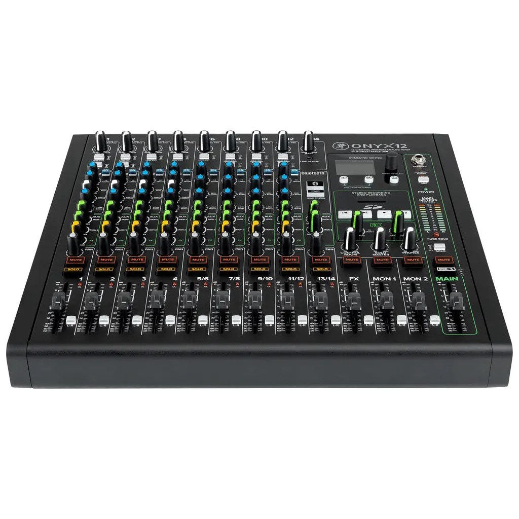 Mackie Onyx12 12-channel Analog Mixer with Multi-Track USB