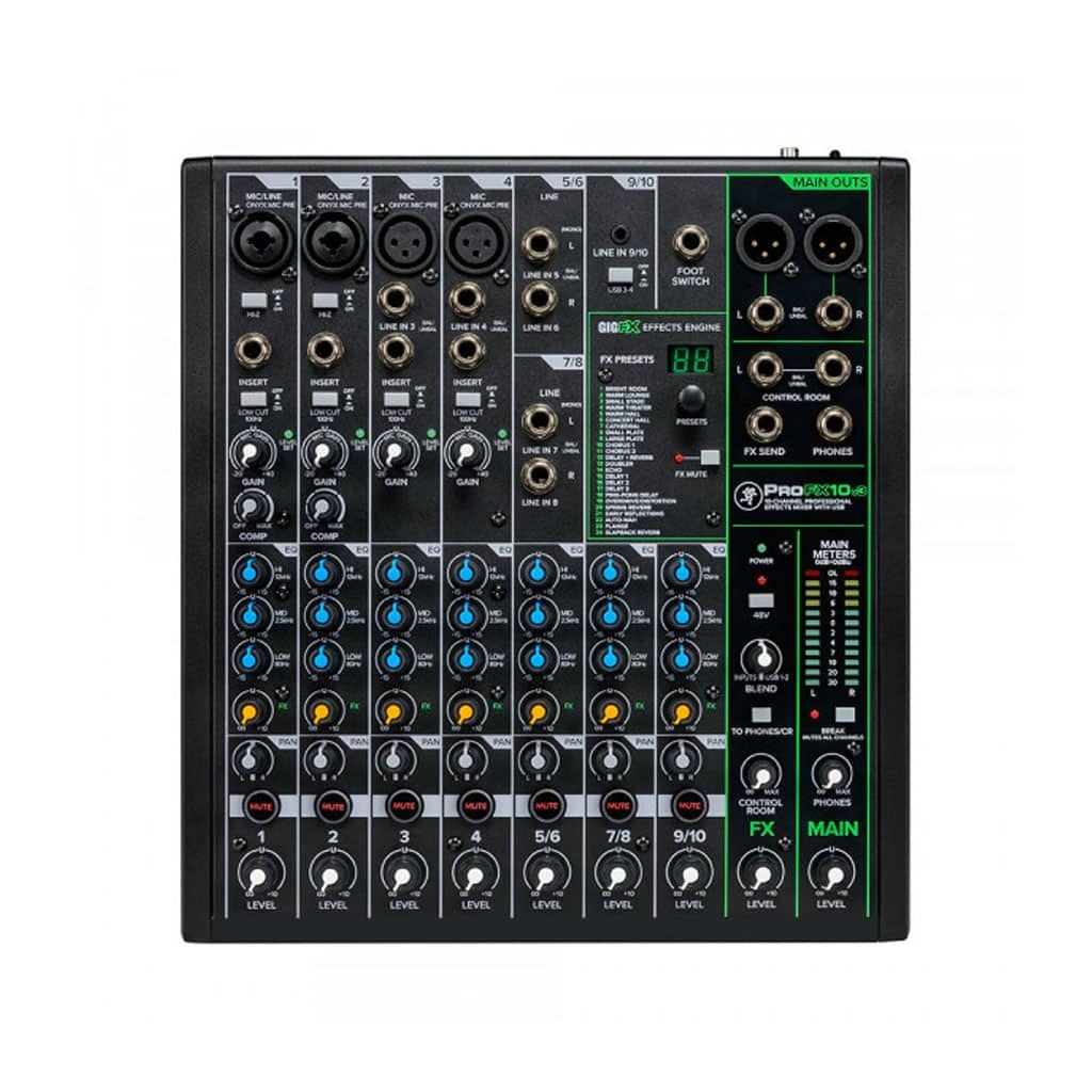 Mackie ProFX10v3 10-Channel Mixer with Built-In FX
