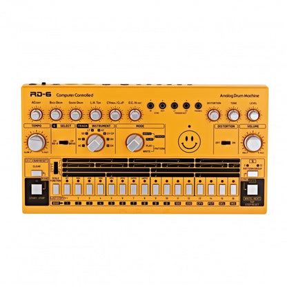 Behringer RD-6-AM Analog Drum Machine - Yellow
