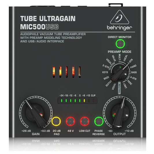 Behringer MIC500USB Vacuum Tube Preamp