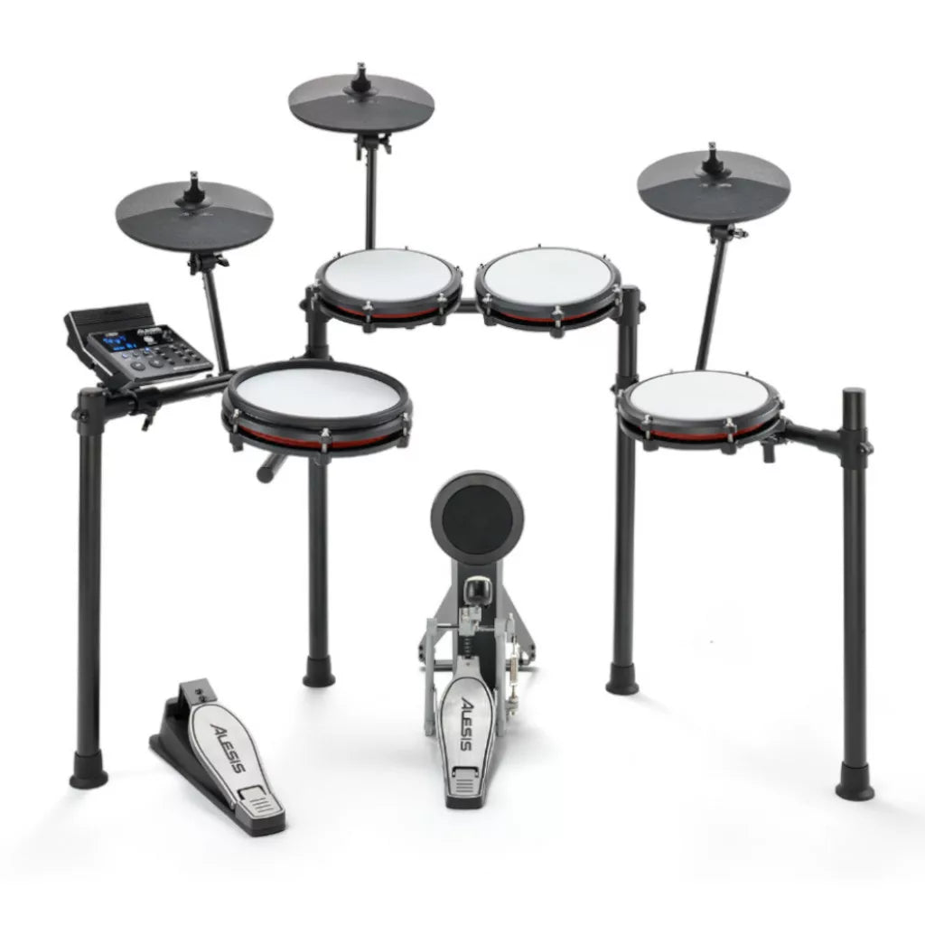 Alesis Nitro Max Electronic Drum Kit – 8-piece with Mesh Heads and Bluetooth
