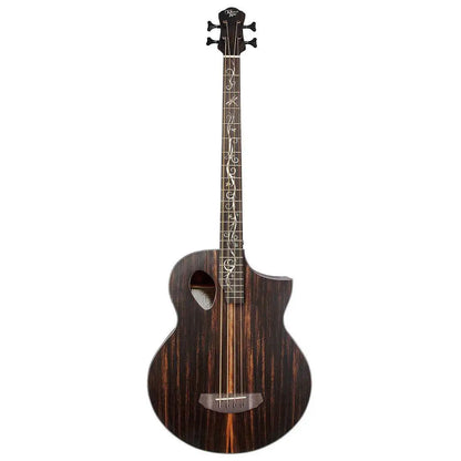 Michael Kelly Dragonfly 4 Port Java Ebony Acoustic Bass Guitar