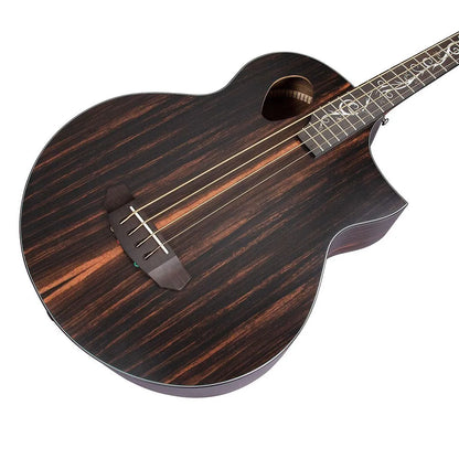 Michael Kelly Dragonfly 4 Port Java Ebony Acoustic Bass Guitar