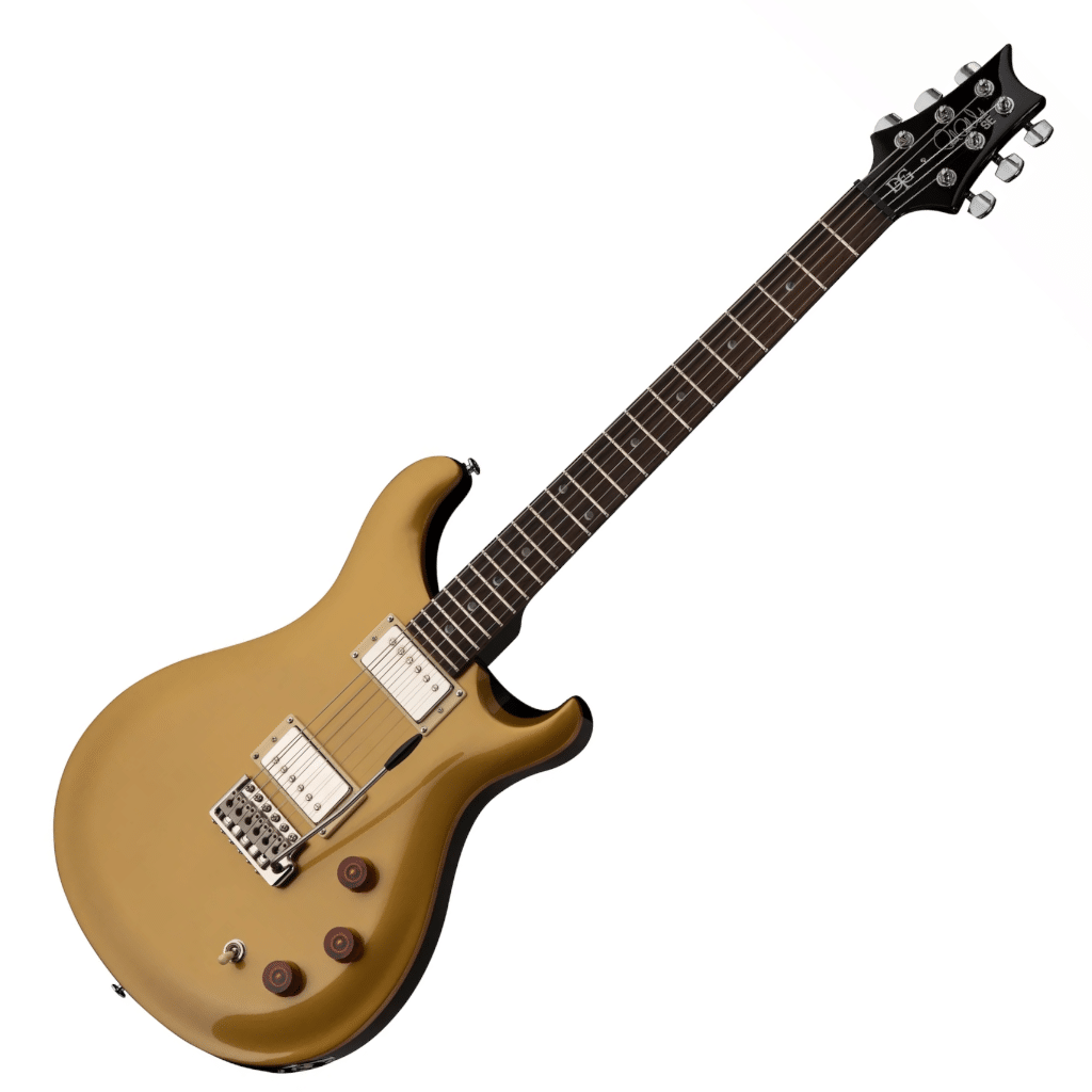 PRS SE DGT David Grissom Signature Solid Body Electric Guitar – Gold Top